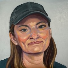 My project for course: Portrait Painting with Oil: Explore Light and Shade. Fine Arts, Painting, Portrait Illustration, and Oil Painting project by Janeth Valley - 03.01.2024