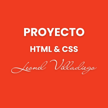 Mi proyecto del curso: Introducción al Desarrollo Web Responsive con HTML y CSS. Web Design, Desenvolvimento Web, CSS, HTML, e Desenvolvimento de produto digital projeto de Leonel Alberto Villadiego Jiménez - 06.03.2024