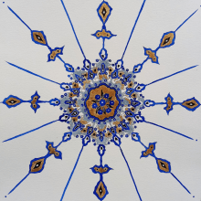 Mon projet du cours : Initiation aux Arts de l'Islam : créez des motifs biomorphiques. Painting, Pattern Design, Drawing, Watercolor Painting & Ink Illustration project by sofor9 - 03.07.2024