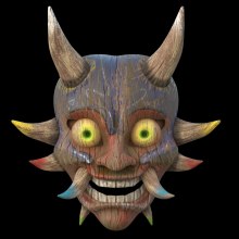 Majora's Oni Mask. Escultura, e Modelagem 3D projeto de iruneserranotorres - 07.03.2024