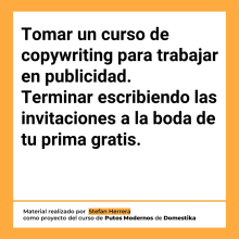 Mi proyecto del curso: Copywriting para copywriters. Advertising, Cop, writing, Stor, telling, and Communication project by Stefan Herrera - 03.10.2024