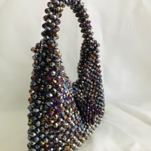CRYSTAL BEAD BAG. Accessor, Design, Fashion, Jewelr, Design, and Product Design project by Onur Civan - 02.29.2024