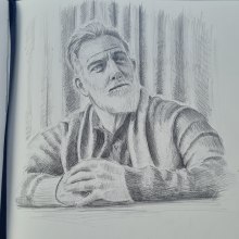 My project for course: Fundamentals of Portrait Drawing with Pencil. Fine Arts, Pencil Drawing, Drawing, Portrait Illustration, Realistic Drawing, and Artistic Drawing project by Alex Donald - 03.13.2024