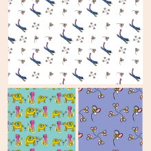 Mi proyecto del curso: Ilustración digital de patterns para productos. Un proyecto de Pattern Design, Ilustración digital, Estampación e Ilustración textil de Montse Forns Gabandé - 10.03.2024