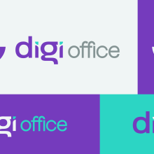 Digi Office. Design, Br, ing, Identit, Logo Design, Digital Design, Stationer, and Design project by Luana Campos - 02.01.2023