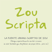 Zou Scripta . Design, Graphic Design, T, pograph, T, pograph, and Design project by Susana Juárez - 03.15.2024