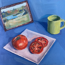 My project for course: Oil Painting for Beginners. Fine Arts, Painting, and Oil Painting project by Louise Young - 03.17.2024