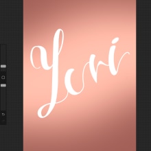 My project for course: Lettering with Procreate: Master the App. Un projet de Calligraphie, Lettering, Lettering numérique , et Lettering 3D de Carlos Daniel Zaac Andrade - 18.03.2024