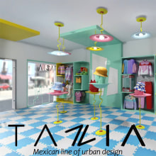 Mi proyecto del curso: Diseño de espacios comerciales llenos de color. Interior Architecture, Interior Design, Retail Design, Color Theor, and Spatial Design project by Adriana Bosch - 03.20.2024