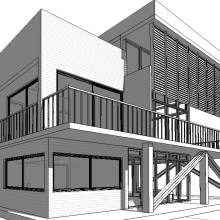 Mi proyecto del curso: Diseño y modelado arquitectónico 3D con Revit. 3D, Architecture, Interior Architecture, 3D Modeling, Digital Architecture, and ArchVIZ project by arqmiranda01 - 03.19.2024