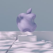 Apple | Minimal Odyssey. Un proyecto de Animación 3D y Diseño 3D de Ariana Gomez - 21.03.2024