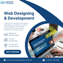 Web designing and development. Un proyecto de Programación, Diseño Web y Desarrollo Web de remotedevelopers_network - 22.03.2024