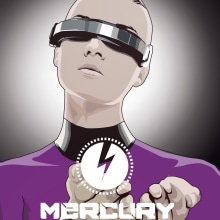 Mercury Fest Campaign. Un proyecto de Publicidad, Dirección de arte, Diseño gráfico, Ilustración vectorial, Diseño de carteles e Ilustración digital de David Roi Corral Naveira - 22.03.2024