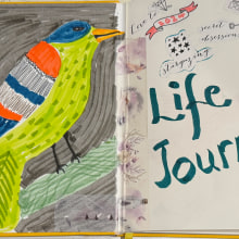 My project for course: Illustrated Life Journal: A Daily Mindful Practice. Artes plásticas, Esboçado, Criatividade, Desenho, e Sketchbook projeto de Bulbul Mankani - 22.03.2024