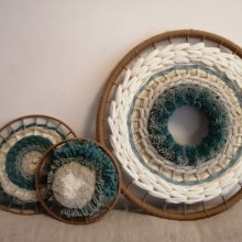 Mi Proyecto del curso: Tejido en telar circular. Un projet de Création d'accessoires, Décoration, Art textile, Tissage , et Design textile de Sandra Armendáriz - 25.12.2020