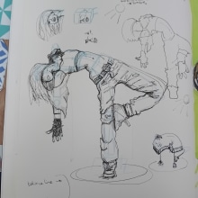 My project for course: Drawing the Human Figure & Expressive Poses. Un proyecto de Bellas Artes, Bocetado, Dibujo, Sketchbook y Dibujo anatómico de encreusedidees - 26.03.2024