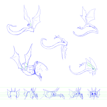 Chasing the Dragon. Un proyecto de Animación, Diseño de personajes, Animación de personajes, Animación 2D e Ilustración digital de Lior Shkedi - 04.02.2019