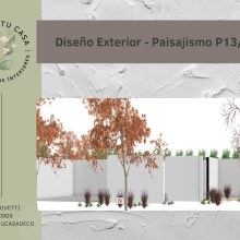 Mi proyecto del curso: Introducción al diseño de paisajes. Un proyecto de Diseño de interiores, Paisajismo, Ilustración arquitectónica y Diseño de espacios de Vanina Rivetti - 27.03.2024