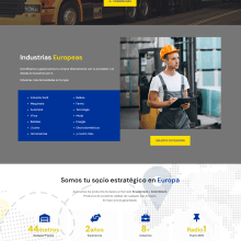 Diseño de sitio web para la empresa EuroDirecto. Web Design, and Web Development project by Cristian Flores Mera - 02.03.2024