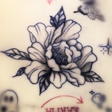 Meu projeto do curso: Tatuagem para principiantes. Un projet de Conception de tatouage de Sara - 28.03.2024
