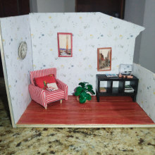 Mi proyecto del curso: Creación de casas en miniatura y mobiliario desde cero. Artesanato, Design de brinquedos, e DIY projeto de Massiel Vallejos - 18.03.2024