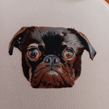 My project for course: Lively Pet Portraits: Fur Embroidery Techniques. Arts, Crafts, Embroider, Lifest, le, and Textile Design project by colleenbettles - 03.29.2024