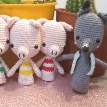 Mi proyecto del curso: Amigurumis: tejido de marionetas de dedo a crochet. Crochê, Amigurumi, e Design têxtil projeto de Tomas Gonzalez - 30.03.2024