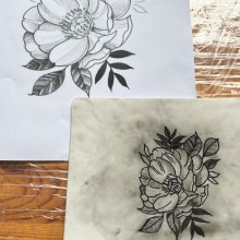 Mein Abschlussprojekt für den Kurs: Tattoo für Anfänger. Desenho de tatuagens projeto de Nele Andersen - 02.04.2024
