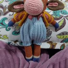 Mi proyecto del curso: Amigurumi: creación de personajes con ganchillo. Un proyecto de Artesanía, Diseño de juguetes, Tejido, Crochet, Amigurumi y Diseño textil de Angélica Díaz - 31.03.2024