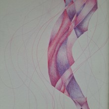 Colour study. Colour pencil. A4 - unfinished (Before starting course). Desenho com lápis de cor projeto de Susan Kernaghan - 02.04.2024