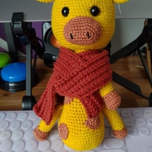 Mi proyecto del curso: Amigurumi para principiantes: teje animales en crochet. Un proyecto de Artesanía, Diseño de juguetes, Crochet, Amigurumi y Diseño textil de Angélica Díaz - 02.04.2024