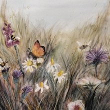 My project for course: Illustrating the Natural World with Watercolor and Charcoal. Traditional illustration, Painting, and Naturalistic Illustration project by Ann Moss - 03.18.2024
