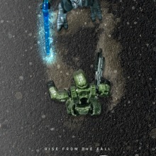 Halo Paramount: Toyphotography poster - Temporada 2. Photograph, Multimedia, Photograph, and Post-production project by Erick Mendoza Rodriguez - 02.14.2024