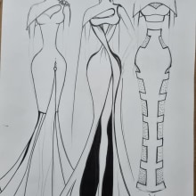 Wedding dress collection . Un projet de Design , Mode, Design d'innovation, Illustration de mode , et Design textile de Byu Sociu - 03.04.2024