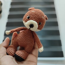 My project for course: Amigurumi Design: Create Crochet Characters. Un proyecto de Artesanía, Tejido, Art to, Creatividad con niños, Crochet y Amigurumi de zbljnc - 03.04.2024