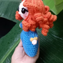 Princesa Merida. Crochet project by Priscila Méndez - 12.27.2023