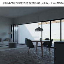 Mi proyecto del curso: Visualización arquitectónica con V-Ray para SketchUp. Architecture, Interior Architecture, Digital Architecture, and ArchVIZ project by Juan Diego Mora Diaz - 04.02.2024