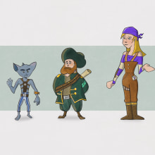 My project for course: Introduction to Design of Characters for Animation and Video Games. Ilustração tradicional, Animação, Design de personagens, Videogames, e Design de videogames projeto de Aleksa Parapid - 01.04.2024