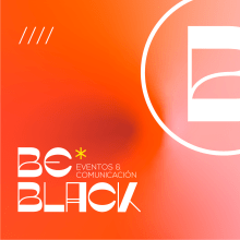 BEBLACK - Eventos & Comunicación. Un proyecto de Br e ing e Identidad de Fran Sánchez - 03.02.2024