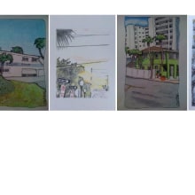 Drawings around my home city, Daytona Beach Florida USA. Un proyecto de Arquitectura y Business de Jenny Nazak - 09.04.2024