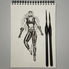 Mi proyecto del curso: Diseño de personajes femeninos para cómics. Design de personagens, Comic, e Desenho projeto de martindriedger - 09.04.2024