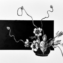 My project for course: Contemporary Botanical Illustration with Ink. Ilustração tradicional, Desenho artístico, Ilustração botânica e Ilustração com tinta projeto de deborah.n.ku - 10.04.2024