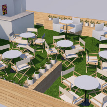 Stand Plantas para el Hogar. Un progetto di 3D, Eventi, Architettura d'interni e Interior design di Gonzalo Andres Navascues - 10.04.2024