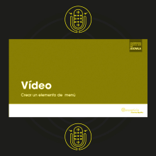 Conceptivia - Locución del vídeo de e-learning «Crear un elemento de menú con Joomla». Un proyecto de Educación, Vídeo y Audio de Marcos Casanova - 11.04.2024