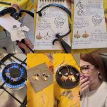 Il mio progetto del corso: Introduzione alle tecniche di gioielleria in metallo. Accessor, Design, Arts, Crafts, Fashion, Jewelr, and Design project by ilaria_catania - 04.11.2024