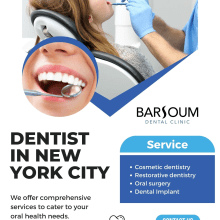 Trusted Local Dentist in New York City. Advertising project by Barsoum Dental Clinic - 04.12.2024