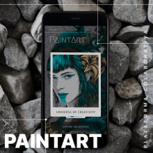 Paintart Project. UX / UI, Web Design, Mobile Design, and Digital Design project by vanessa fernández - 12.20.2021
