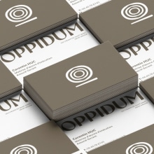 Oppidum | Manual de Identidad Corporativa. Design, Br, ing, Identit, Design Management, and Marketing project by Mateo Posada Zea - 02.25.2023
