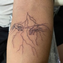 Mi proyecto del curso: Tatuaje para principiantes POR NEFI GOMEZ. Un projet de Conception de tatouage de Nefi Daniel Gómes Suárez - 11.04.2024