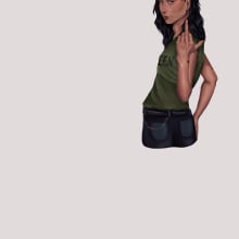 Meu projeto do curso: Pintura digital de personagens no Photoshop. Character Design, Digital Illustration, Digital Drawing, and Digital Painting project by Emily Vargas da Silva - 04.14.2024